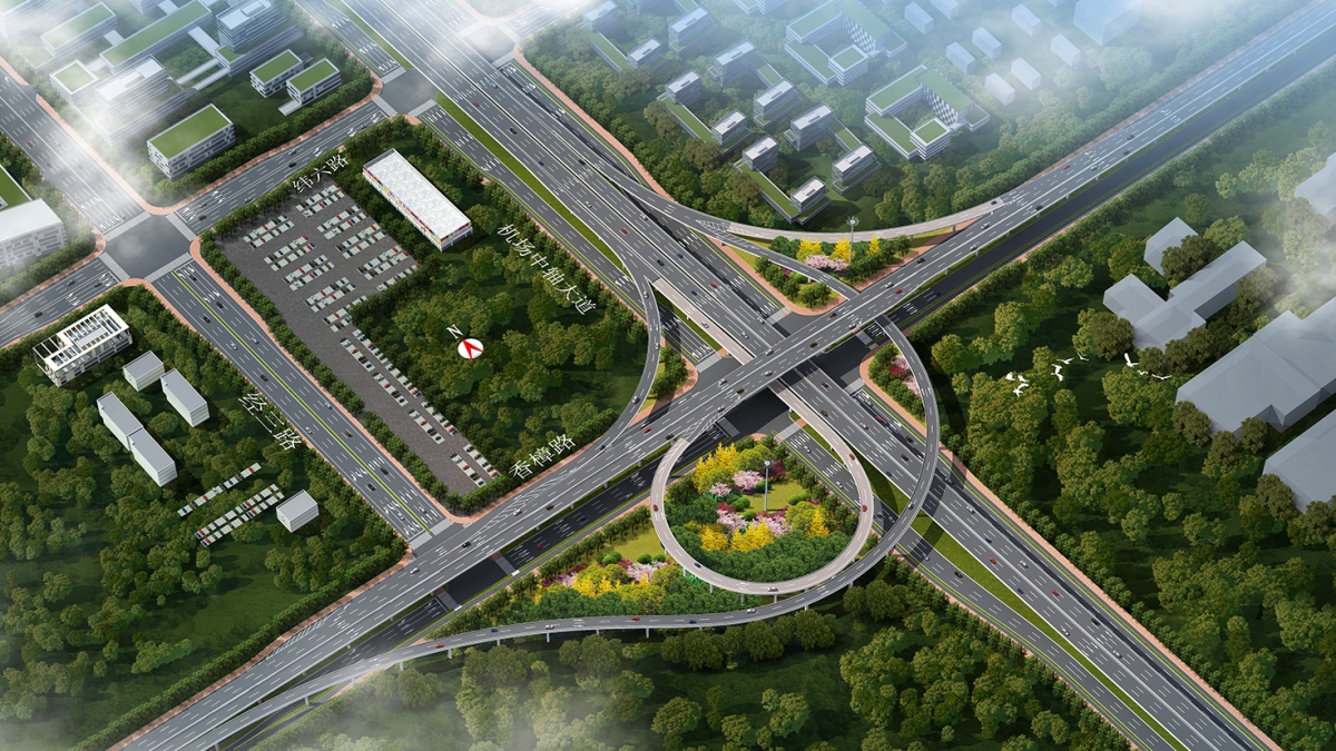 長(zhǎng)沙黃花機(jī)場(chǎng)周邊集疏運(yùn)道路建設(shè)項(xiàng)目